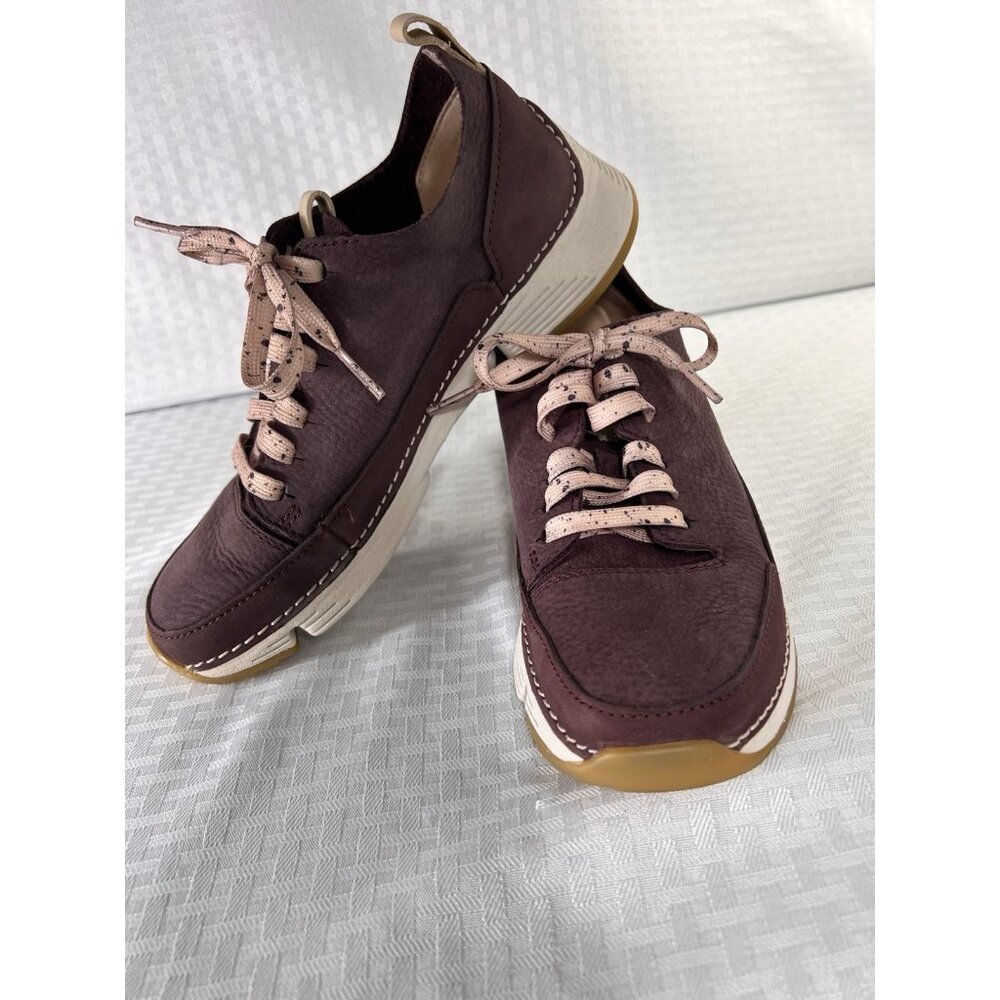 Clark’s Trigenic Brown Leather Shoes‎ Women’s Size 6 Cute And Comfy